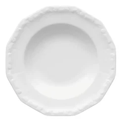 Maria diep bord Ø23 cm, Wit