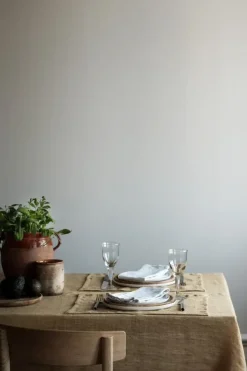 Marion tafelkleed linnen 145x270 cm, Pampas