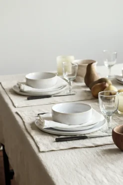 Marion tafelkleed linnen 145x145 cm, Wheat