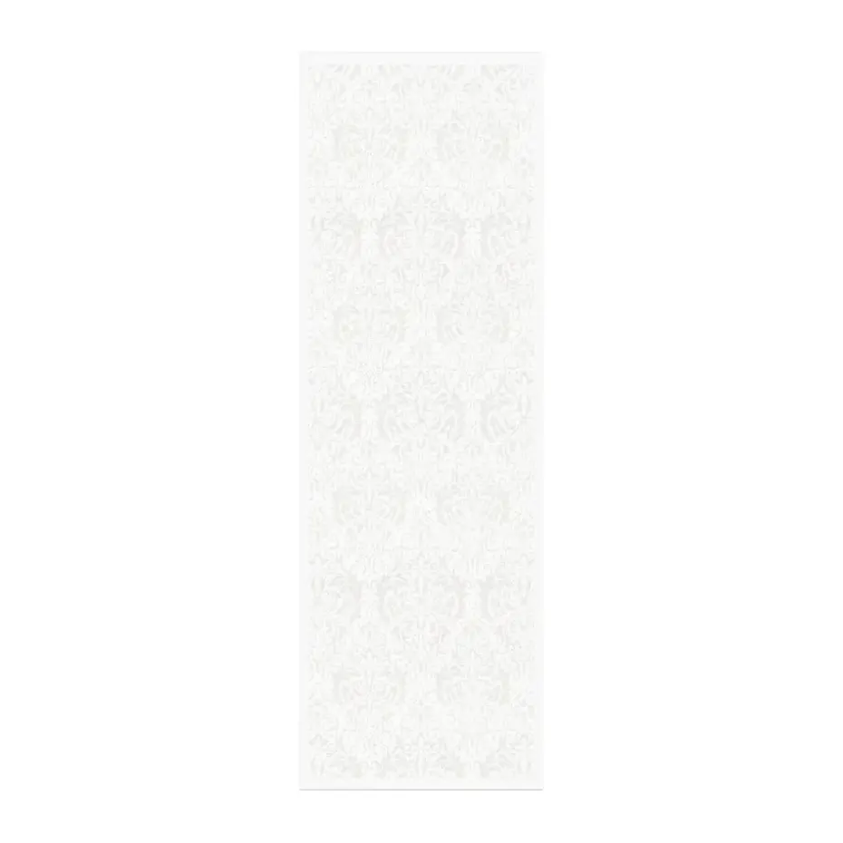 Medaljong tafelloper 50x150 cm, Wit