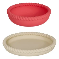 Mellow bord en kom, Vanilla-CherryRed