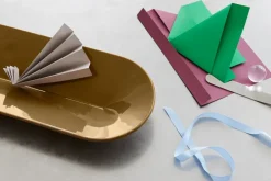 Mere schaal 51,5x21,5 cm, Brown Green