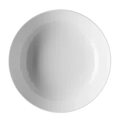 Mesh diep bord 21 cm., wit