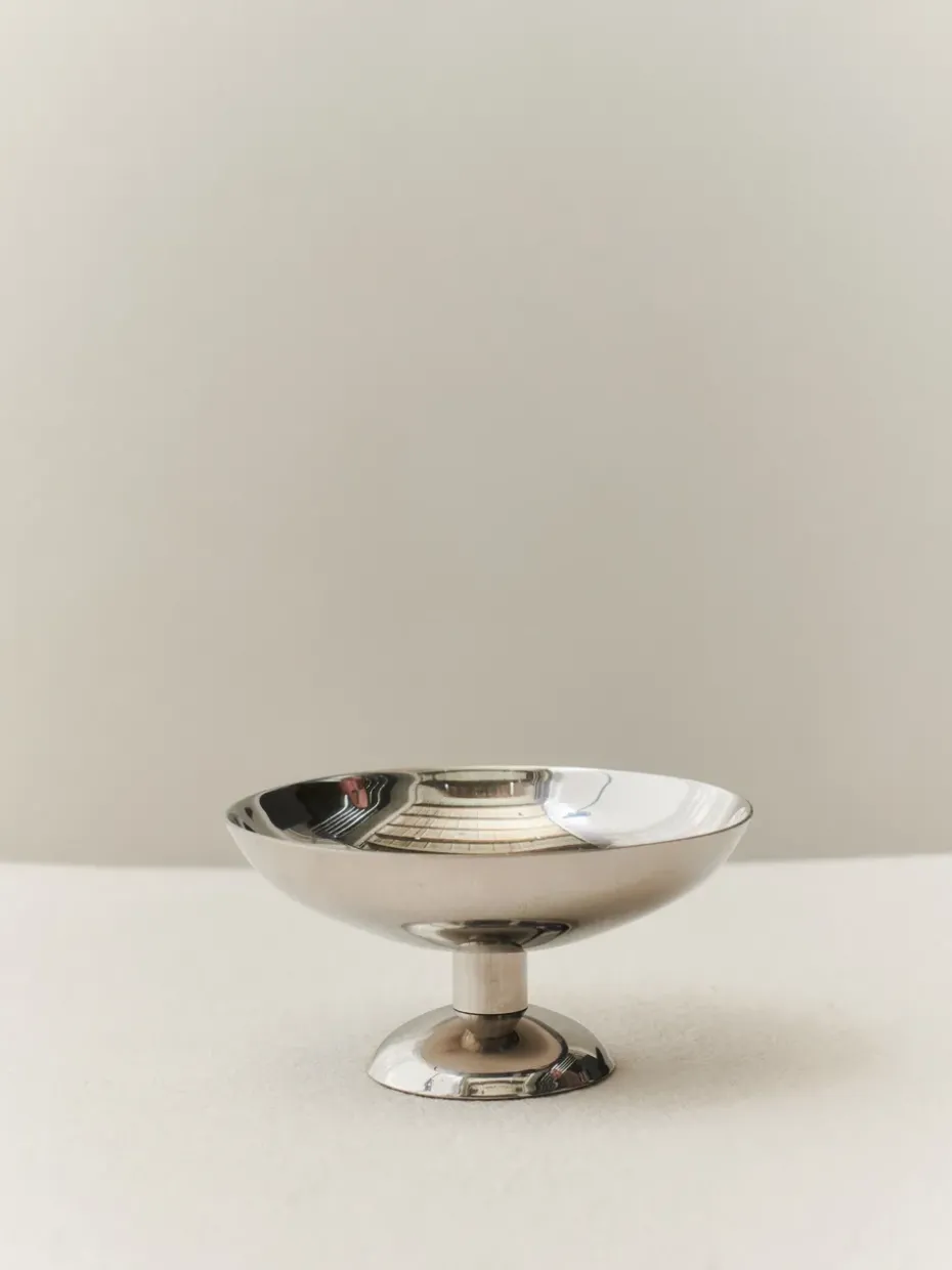 Metal champagnecoupe laag, Roestvrij staal