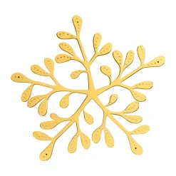 Mistletoe onderzetter Ø20 cm, Messing