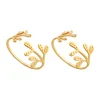 Mistletoe servetring 2-pack, Brass