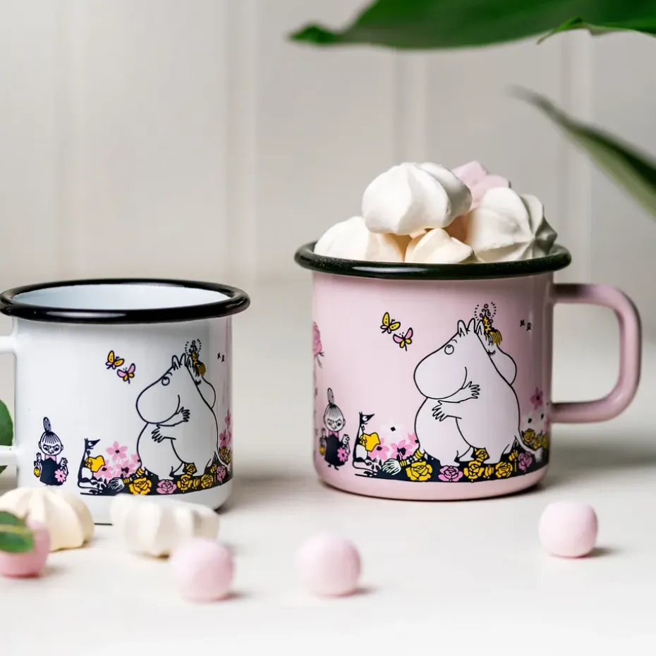 Moemin geëmaileerde mok knuffel 37 cl, Roze