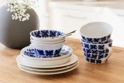 Mon Amie theebeker, wit-blauw