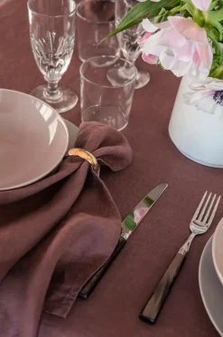 Monaco servetring Ø4 cm 4-pack, Brass