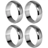 Monaco servetring Ø4 cm 4-pack, Silver
