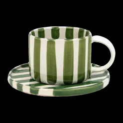 Monica kop met schotel, Groen