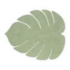 Monstera Leaf Hippo placemat L, Olijfgroen
