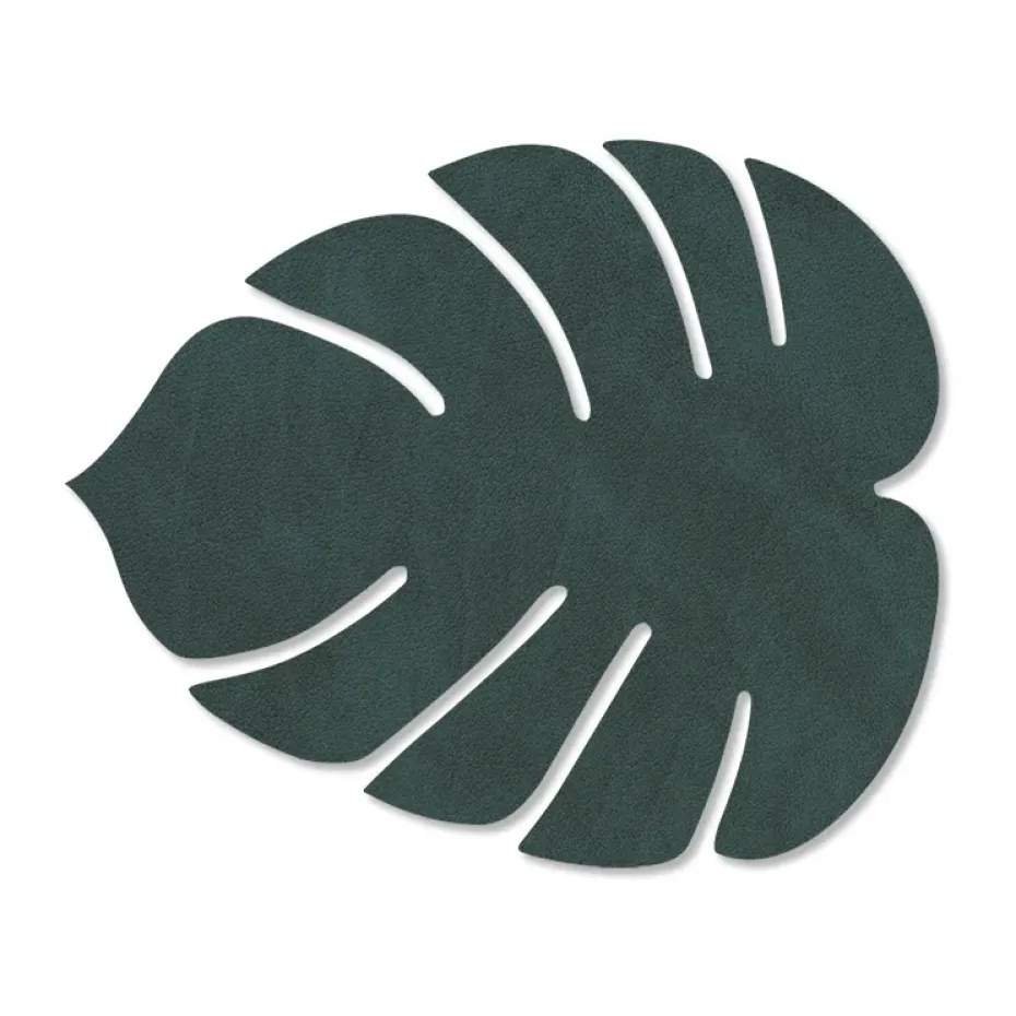 Monstera Leaf Nupo onderzetter, Donkergroen