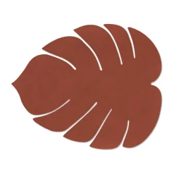 Monstera Leaf Nupo placemat L, Sienna