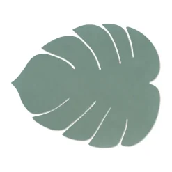 Monstera Leaf Nupo placemat L, Pastelgroen