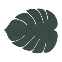 Monstera Leaf Nupo placemat L, Donkergroen