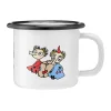 Moomin geëmailleerde mok 1,5 dl, Thingumy and Bob