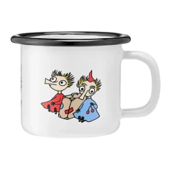 Moomin geëmailleerde mok 1,5 dl, Thingumy and Bob