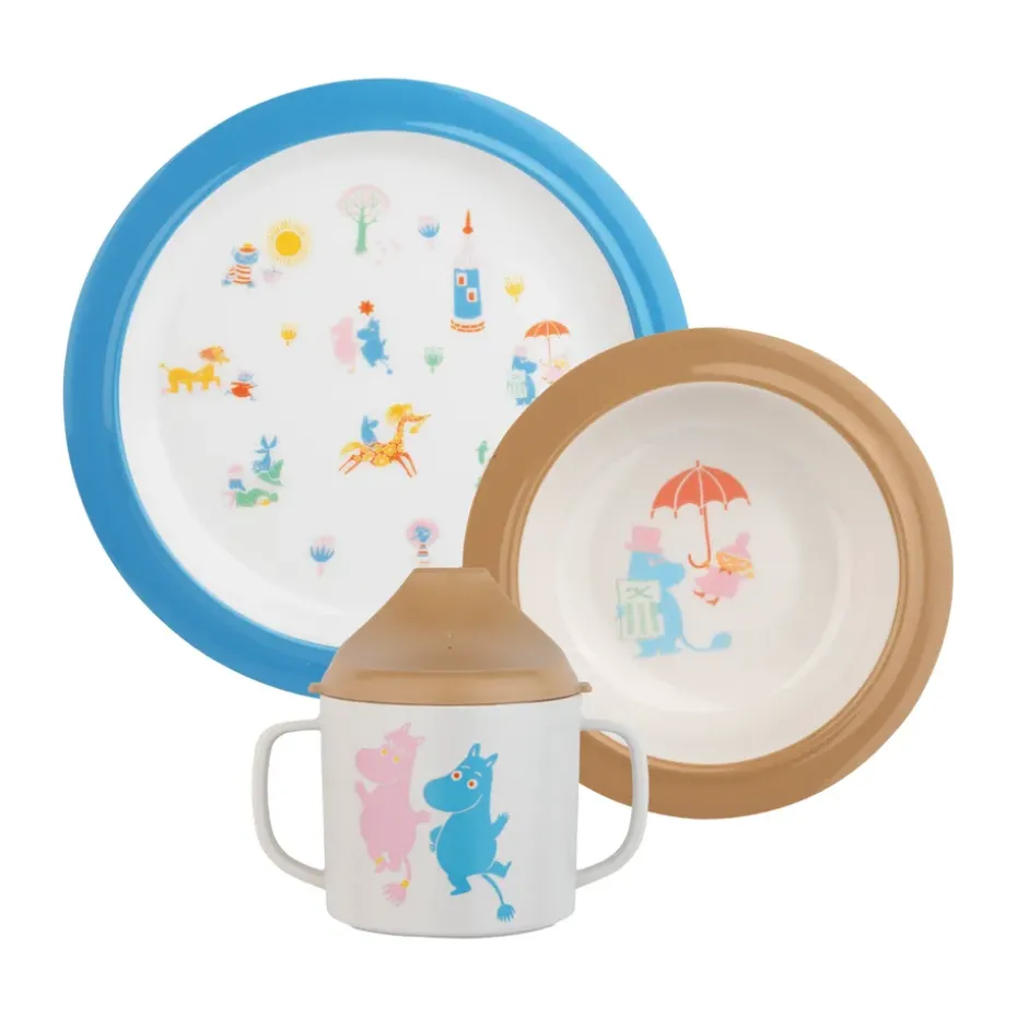Moomin 80 kinderservies 3 delen, Multi