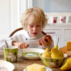 Moomin bord, groen gras