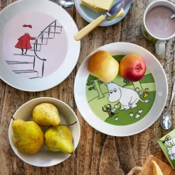 Moomin bord, groen gras