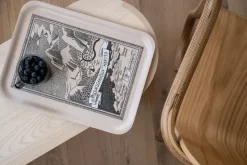 Moomin dienblad 32x42 cm, Finnish Moominvalley map