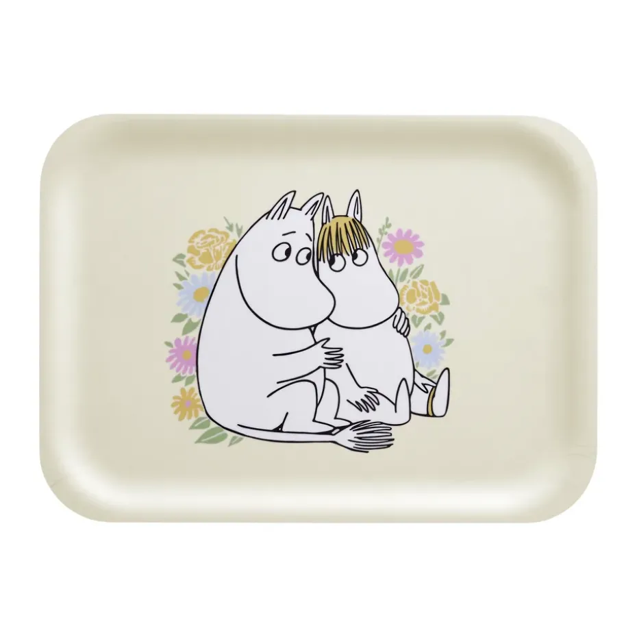 Moomin dienblad 20x27 cm, Flowers