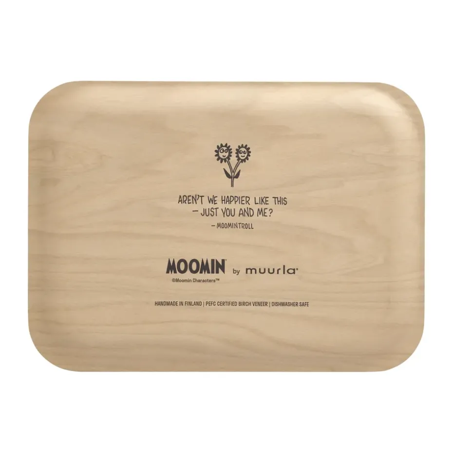 Moomin dienblad 20x27 cm, Flowers