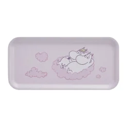 Moomin dienblad 13x27 cm, In the clouds