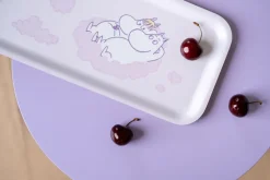 Moomin dienblad 13x27 cm, In the clouds