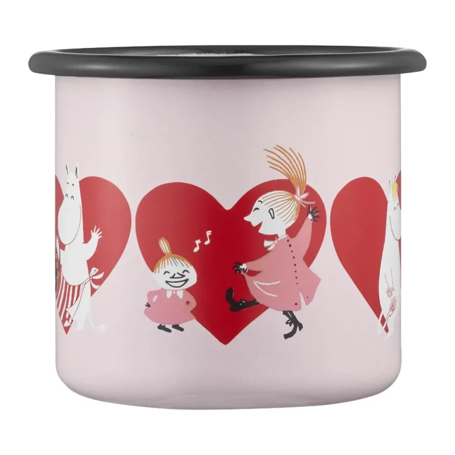 Moomin emaille mok 25 cl, Heart