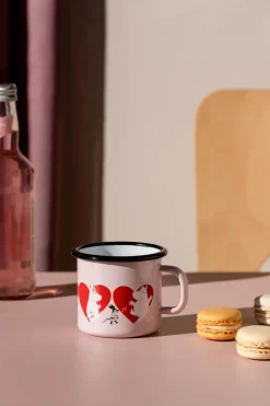 Moomin emaille mok 25 cl, Heart