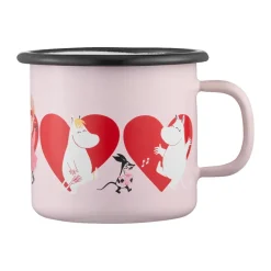 Moomin emaille mok 25 cl, Heart