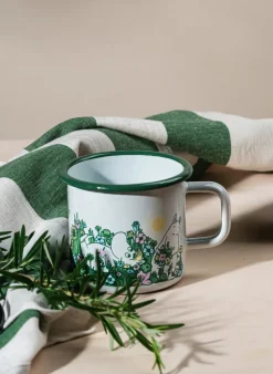 Moomin emaille mok 37 cl, In the garden