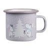 Moomin emaille mok 25 cl, Snowfall