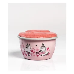 Moomin emaillen kom Girls 30 cl, Roze
