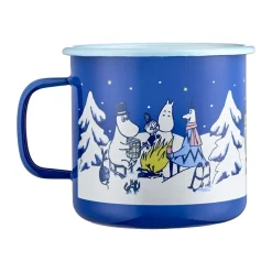 Moomin emaillen mok 80 cl, Starry night