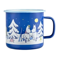 Moomin emaillen mok 80 cl, Starry night