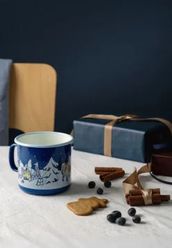 Moomin emaillen mok 80 cl, Starry night