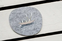 Moomin glasonderzetter 9,5x11 cm 4 stuks, Sailors