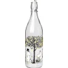 Moomin glazen fles 1 L, Apples