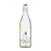 Moomin glazen fles 1 L, Meadow