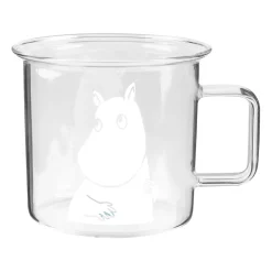 Moomin glazen mok transparant 35 cl, Moomin