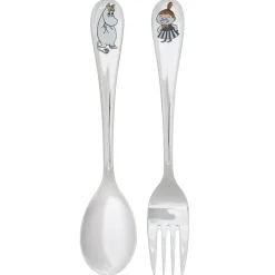 Moomin kinderbestekset 2-pack, Snorkmaiden & Little My