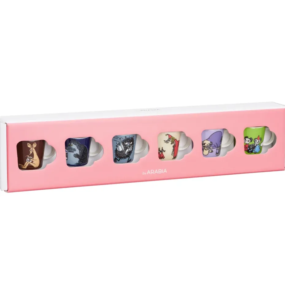 Moomin minimokken 6-pack Andra classic, Multi