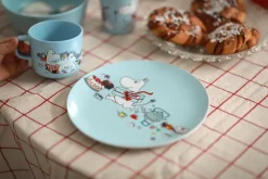 Moomin Picnic bord Ø19,5 cm, Lichtblauw