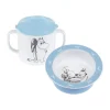 Moomin Water & Bad tuitbeker & zuignapbord, Blauw
