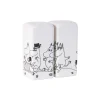 Moominfamilie zout- en pepermolen, Wit