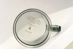 Moominmamma glazen mok 35 cl, Grijs