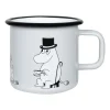 Moominpapa emaillen mok 37 cl, Grijs